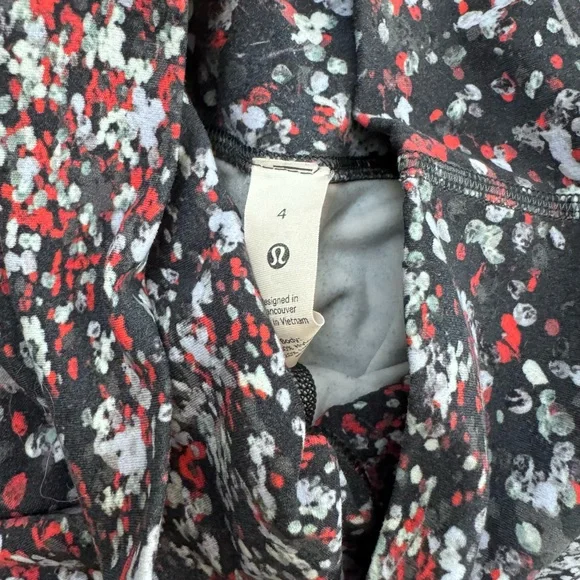Lululemon Align Crop *21" Water Blossom Multi Leggings Tights Size 4 - Picture 6 of 7